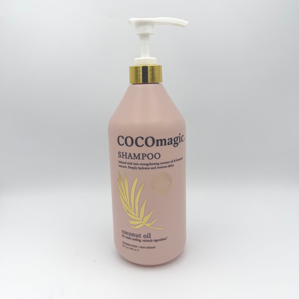 COCOmagic‎ Shampoo Unisex 32oz Pink Coconut Oil Strengthening Paraben-Free
